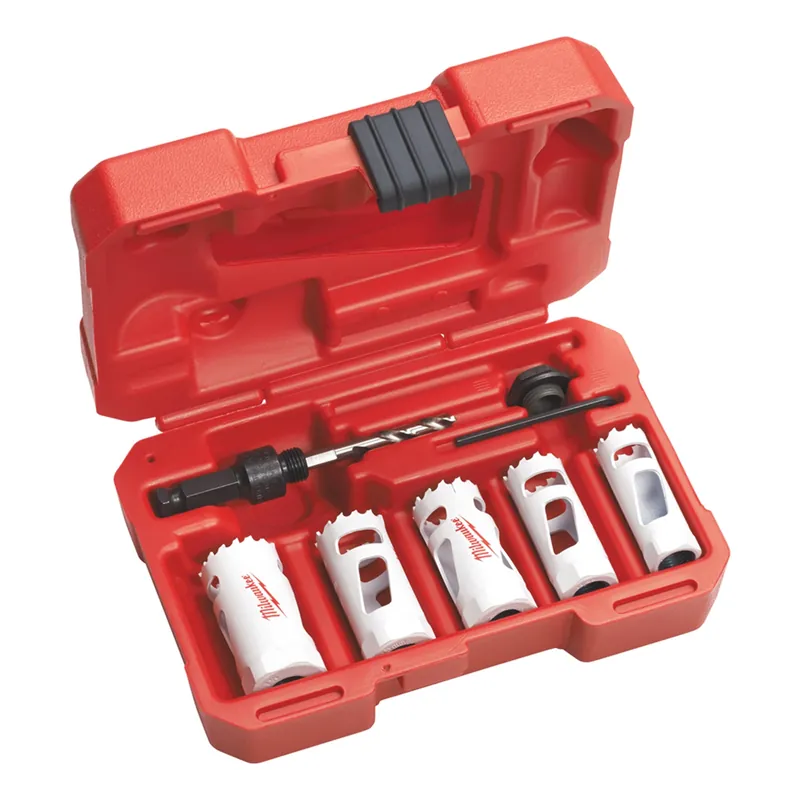 Milwaukee 49224083 Jeu de scies cloches 7 pièces en coffret plastique - BiM