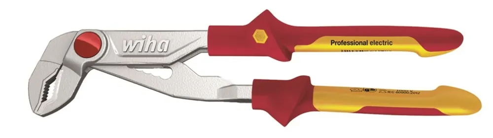 Wiha 37450 Pince multiprise Professional electric avec réglage par bouton-poussoir - 250 mm