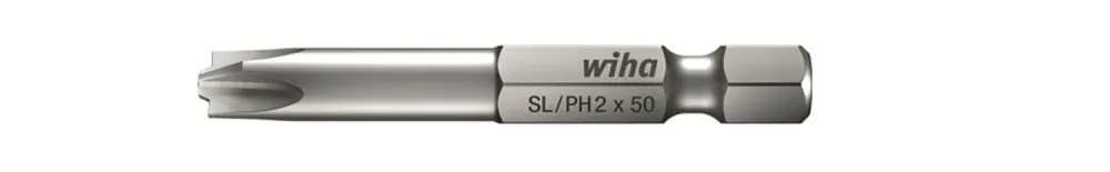 Wiha 32492 Embout Professional PlusMinus/Phillips - 1/4" - SL/PH2 x 50 mm
