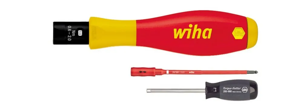 Wiha 26627 Tournevis dynamométrique TorqueVario-S electric Couple limité à réglage variable - 2,0-7,0 Nm - 3,8 mm