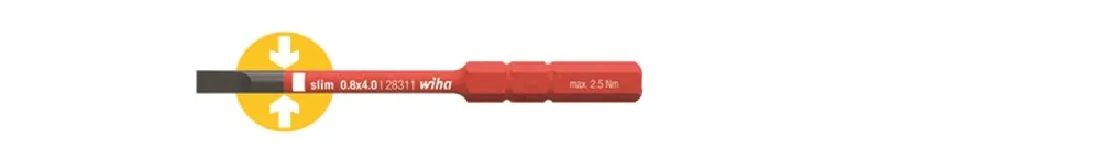 Wiha 34578 Embout fente