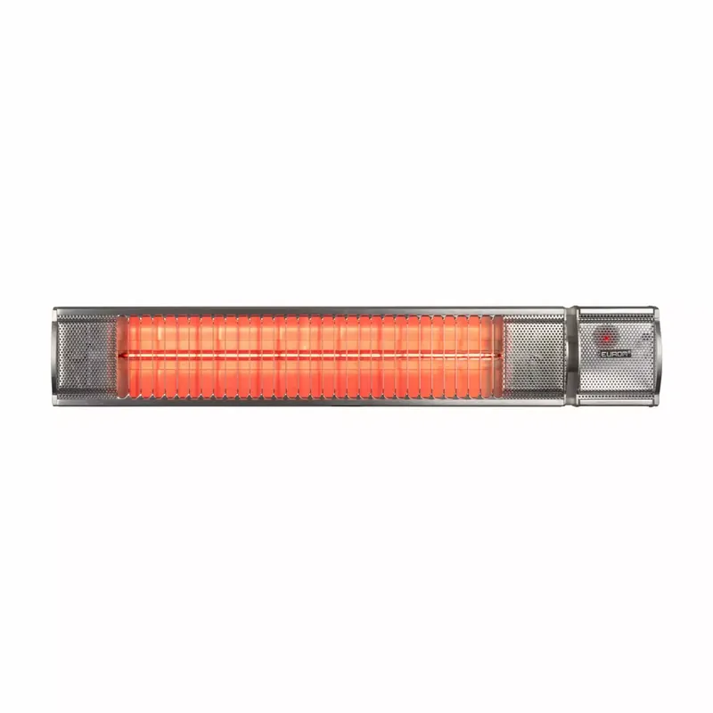 EUROM 334524 Golden 2200 Comfort RCD - Chauffage pour terrasse - Télécommande incluse - 2200W - 600 x 110 x 110mm