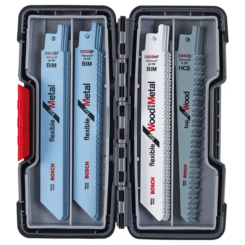 Bosch 2607010902 - Set 20 pièces lame de scie sauteuse Wood and Metal, S 922 EF