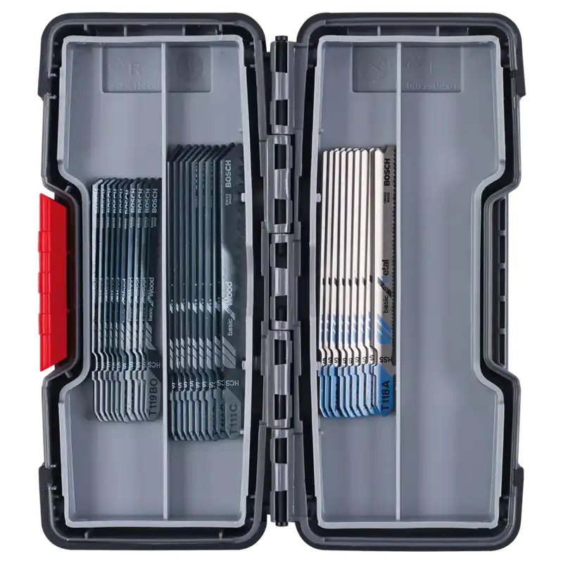 Bosch 2607010903 - Set 30 pièces lame de scie sauteuse Bois et Metal - T119BO
