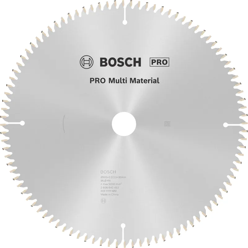 Bosch 2608640453 PRO lame de tronçonnage pour matériaux multiples - 305 x 30 x 96D