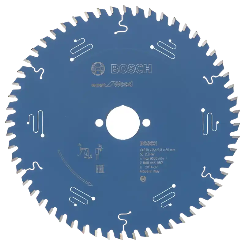 Bosch 2608644057 - Lame de Scie Circulaire Expert pour Wood, 210 x 30 x 2,4 mm, 56D