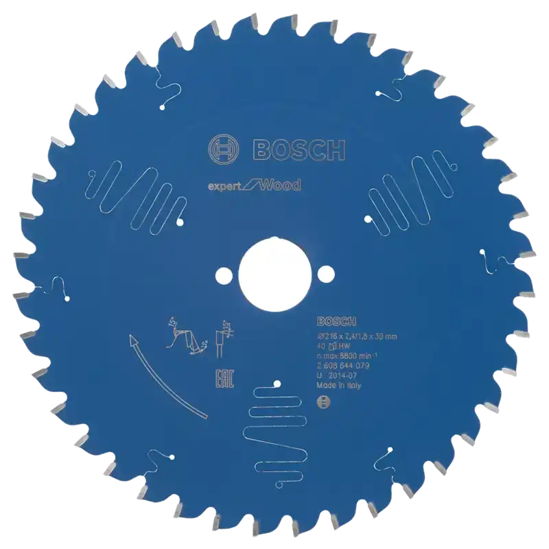 Bosch 2608644079 - Lame de Scie Circulaire Expert pour Wood, 216 x 30 x 2,4 mm, 40D
