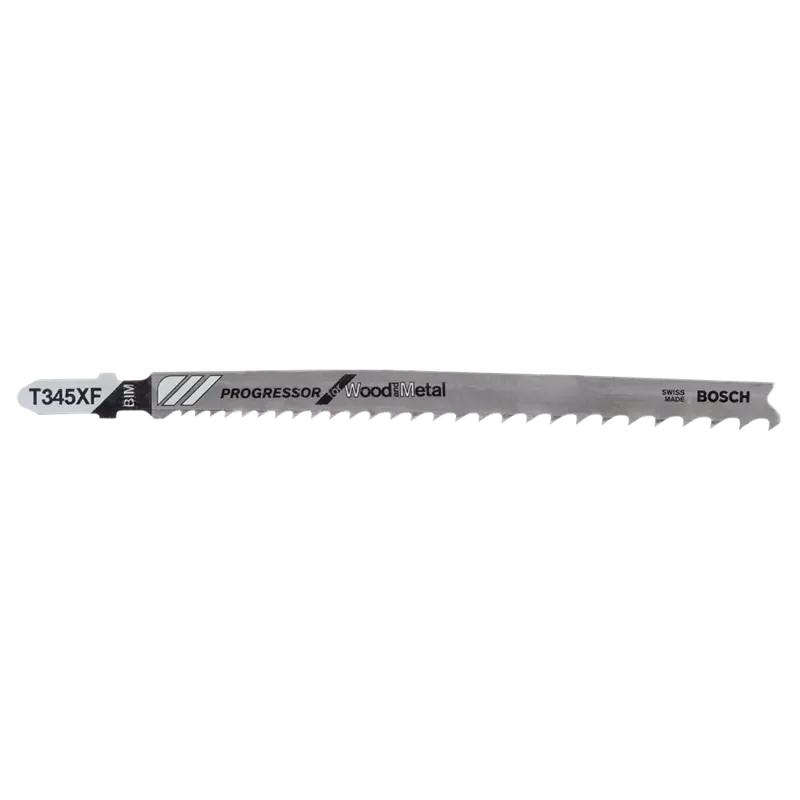 Bosch 2608634994 - Lame de scie sauteuse T345 XF Progressor for Wood and Metal 5x