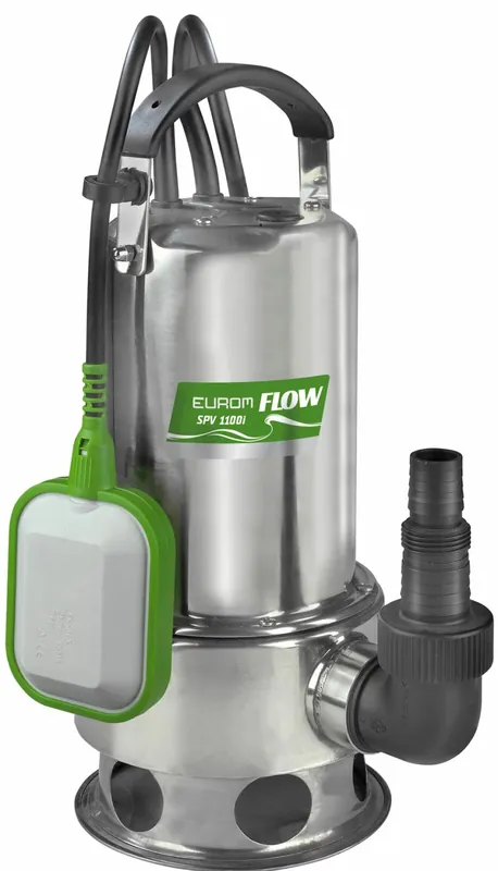 EUROM Flow SPV 1100i - Pompe submersible à eau - 1000 W
