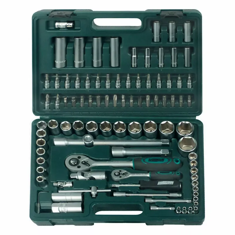 Brüder Mannesmann 98410 Jeu de 94 douilles - 1/4" et 1/2"