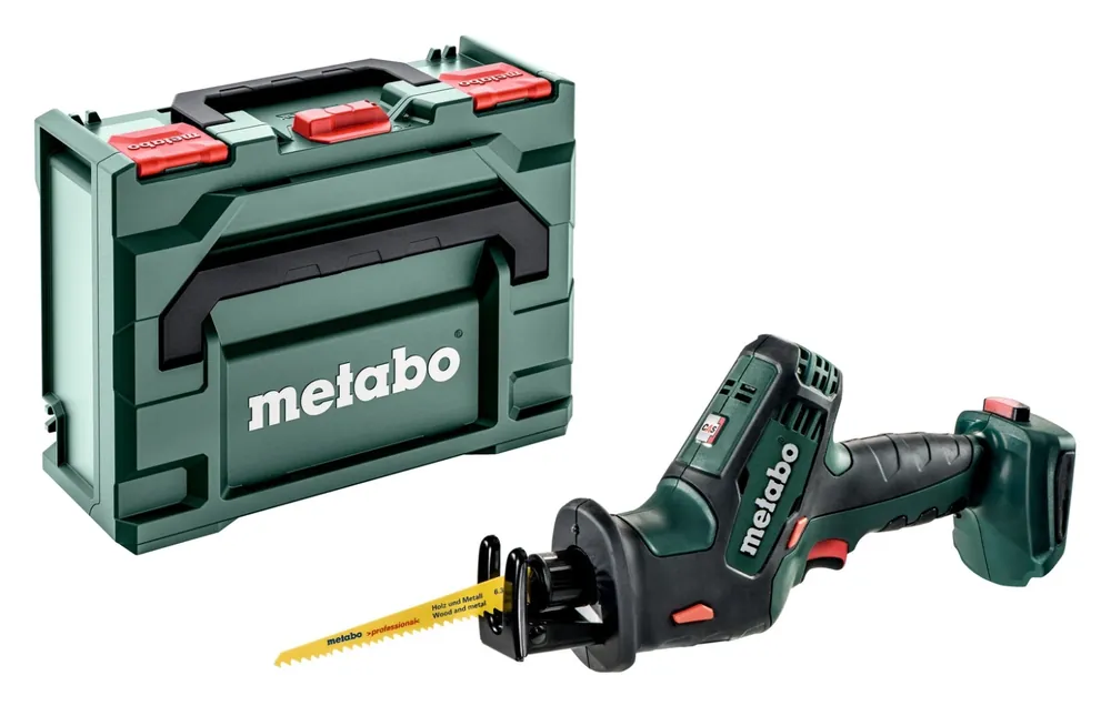 Metabo SSE 18 LTX Compact 18 V Li-Ion scie sabre sans fil dans metaBOX