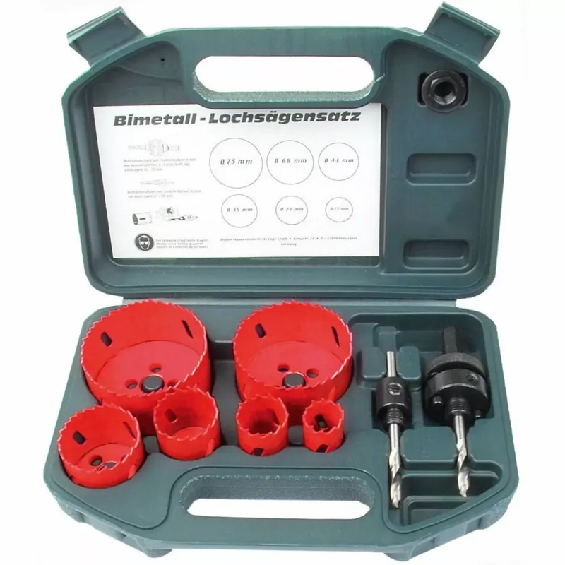 Brüder Mannesmann 44100 Jeu de scies cloches 8 pièces en coffret