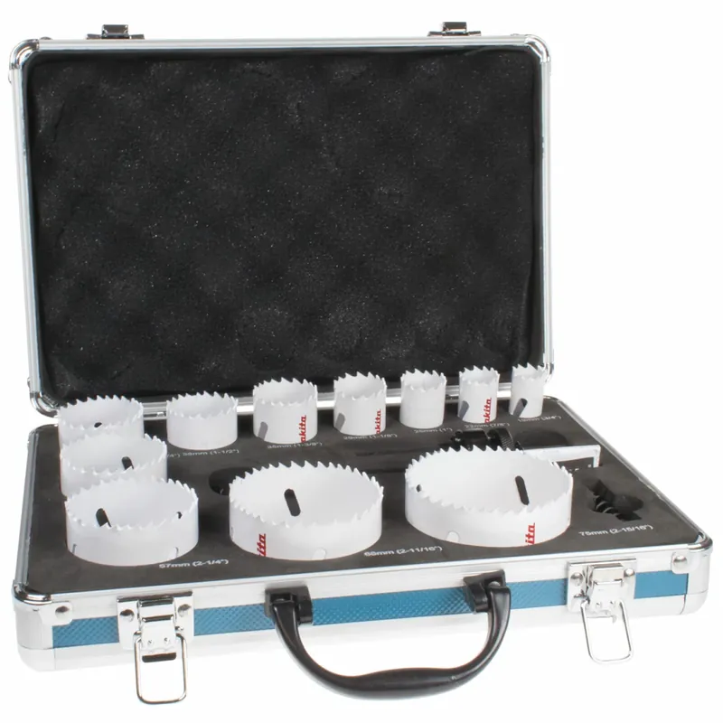 Makita D-47298 Jeu de scies cloches 14 pièces dans coffret
