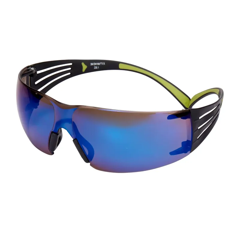 3M Lunettes de sécurité SecureFit - antirayures - verres bleus miroités - SF408AS-EU -