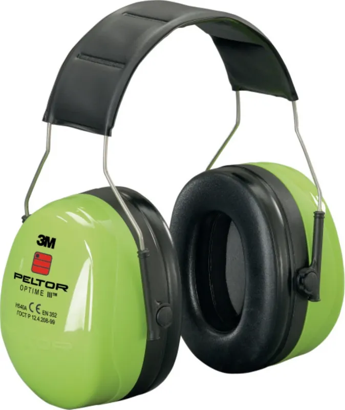 3M Casque antibruit PELTOR Bull‘s Eye III H540A-461-GB avec serre-tête - Hi-Viz -