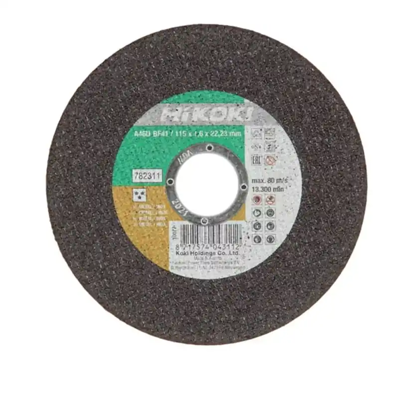 HiKOKI 782312 Disque de coupe pour inox/métal - 125 x 1,6 mm