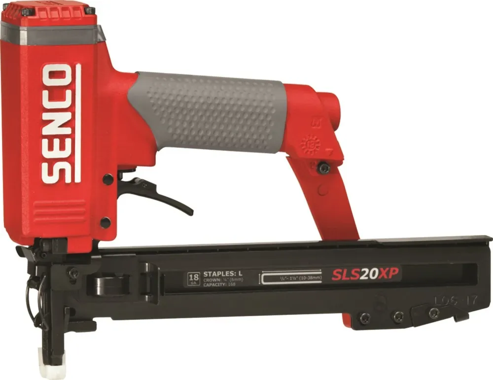 Senco SLS20XP-L BF(TF) Agrafeuse pneumatique en mallette - moyennement lourde - 10-38 mm - 4.8-8.3 bar - agrafeuse L
