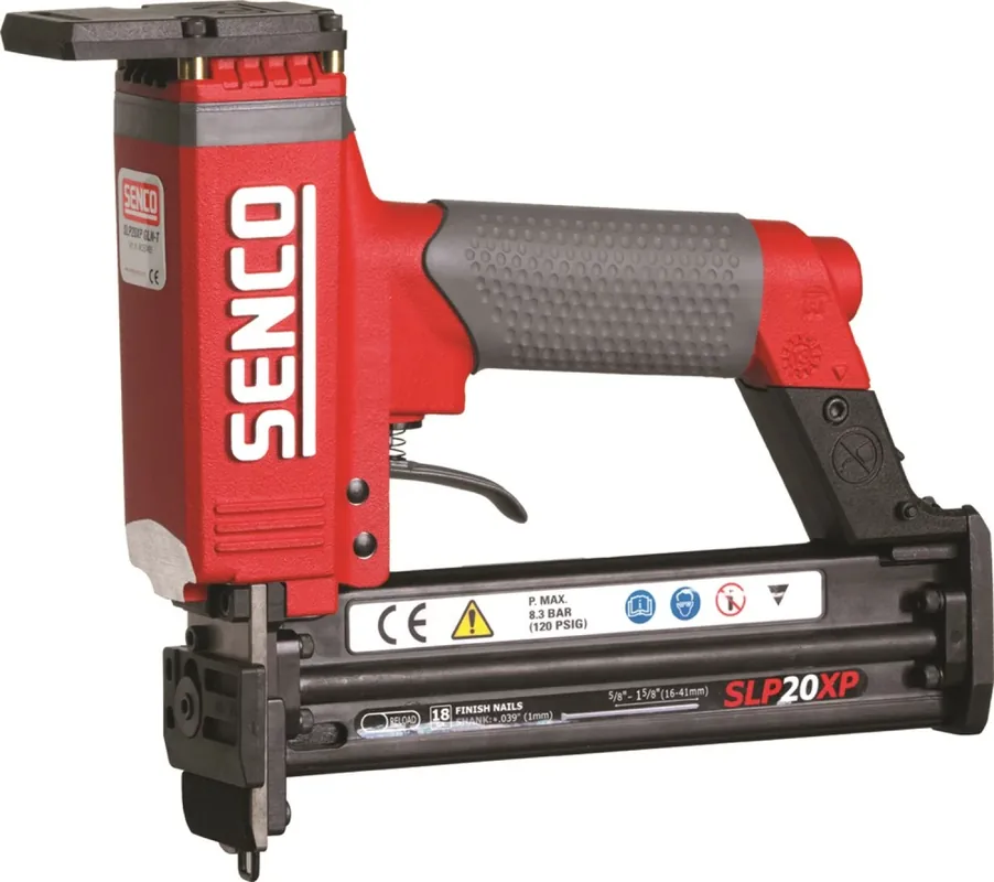 Senco SLP20XP GLN Cloueur pneumatique pour vitres 4mm en mallette - 25-38 mm - 4,8-8,3 bar