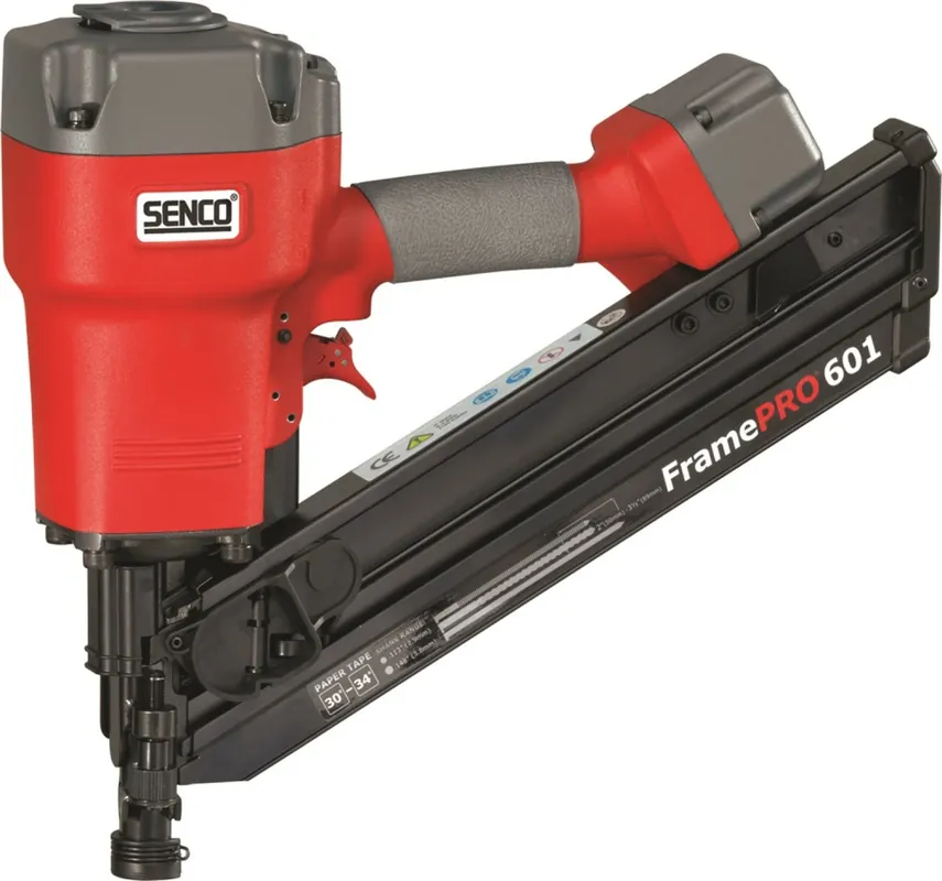 Senco FramePro601 BF/TF Cloueur pneumatique à tête en D en mallette - 50-90 mm - 4.8-8.3 bar