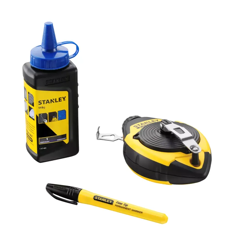 Stanley 0-47-681 - Set Cordeau Traçeur FatMax 30m