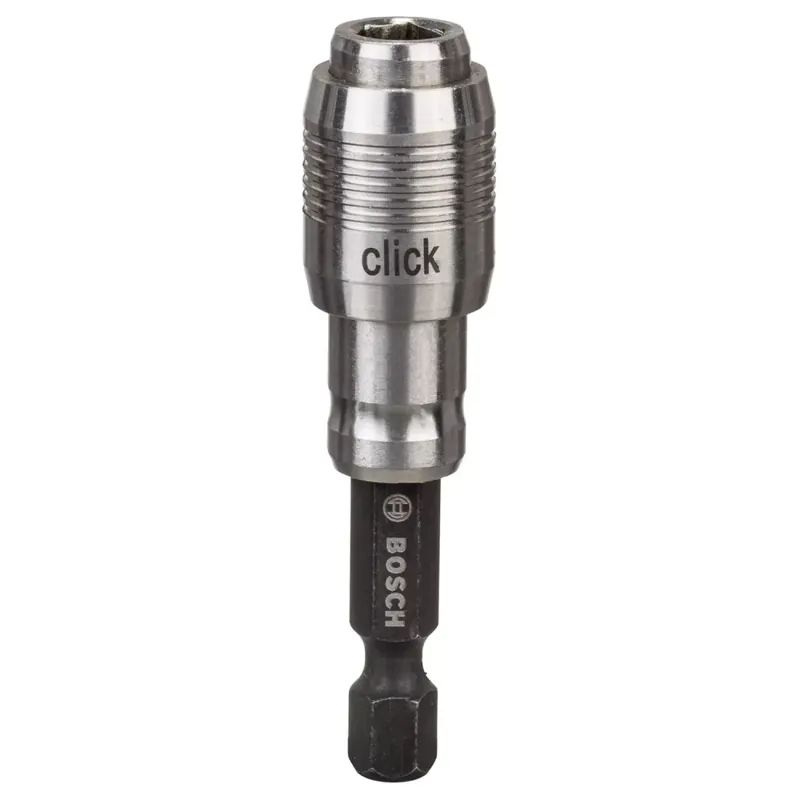 Bosch 2608522318 - Porte-embout universel fonction One-Click 1/4", 60 mm