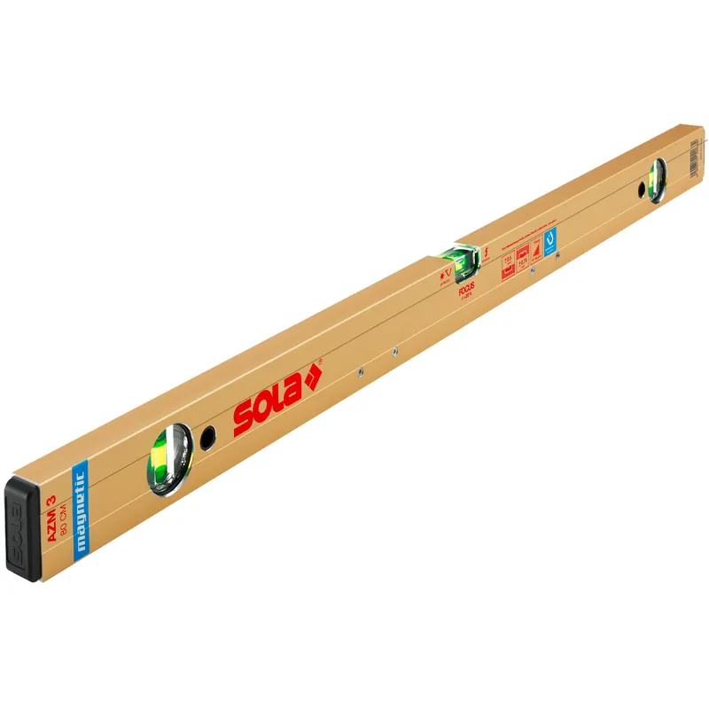 Sola AZM 3 80 Niveau à bulle en aluminium - magnétique - 800mm