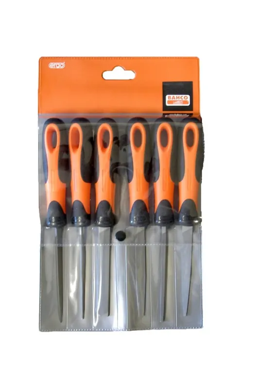 Bahco 1-476-04-3-2 - Jeu de limes ERGO douces - 6 pcs