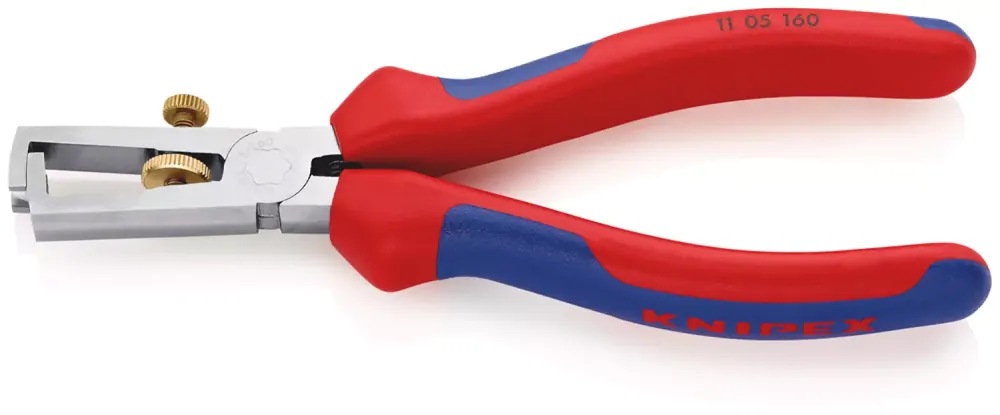 Knipex 11 05 160 - Pince à dénuder Avec ressort d‘ouverture, universel