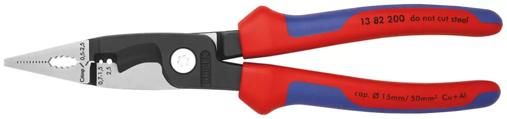 Knipex 1382200 Pince d‘installation - Électro - 200mm