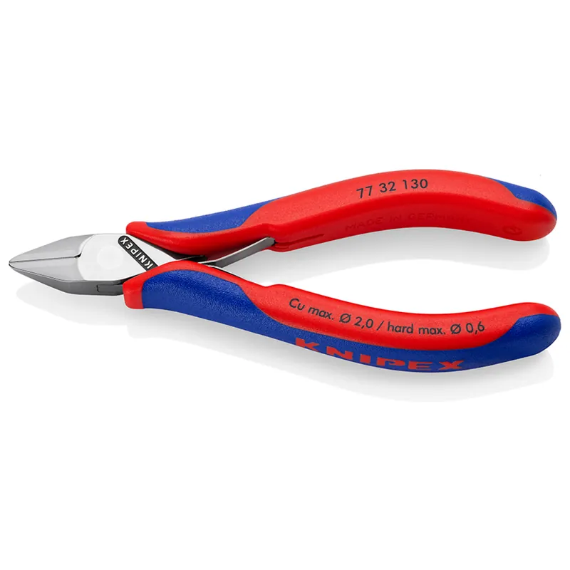Knipex 77 02 130 Couteaux électroniques diagonaux - 130mm