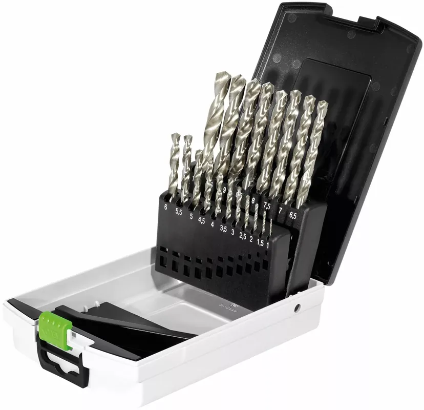 Festool HSS D 1-10 Sort/19 - Coffret pour forets acier HSS