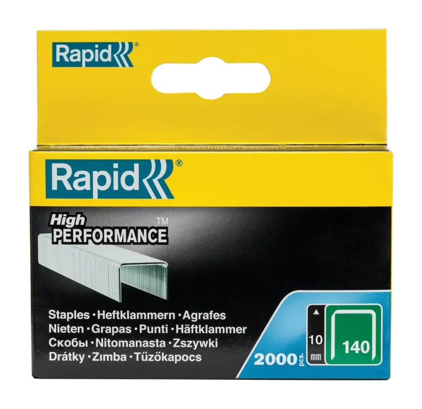Rapid 163901 Agrafes en fil plat n° 140