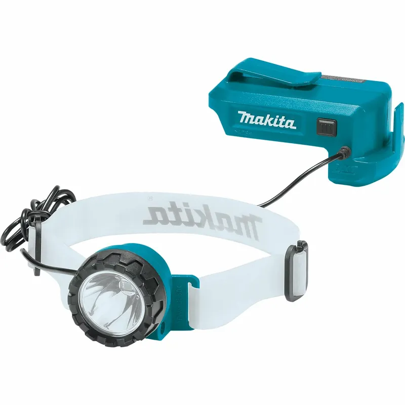 Makita DML800 14,4/18 V Li-Ion batterie LED lampe frontale corps - rechargeable - 2000 Lm - IP54