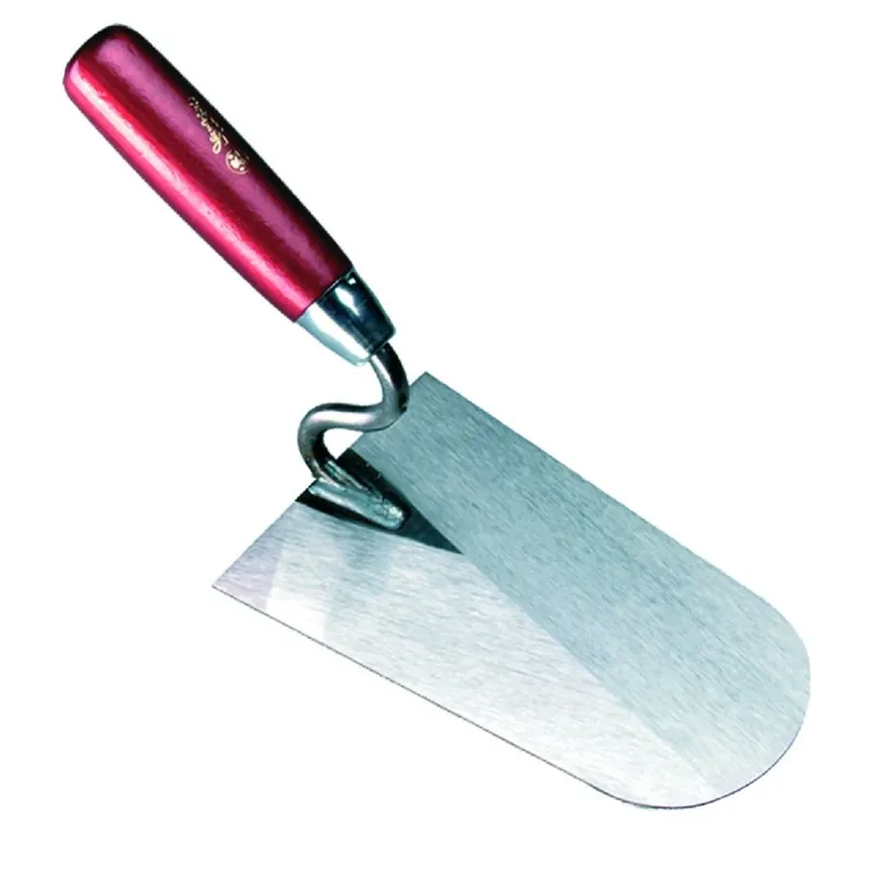 Het Melkmeisje 311180 Truelle de plâtrier - ronde - acier inoxydable - 180mm
