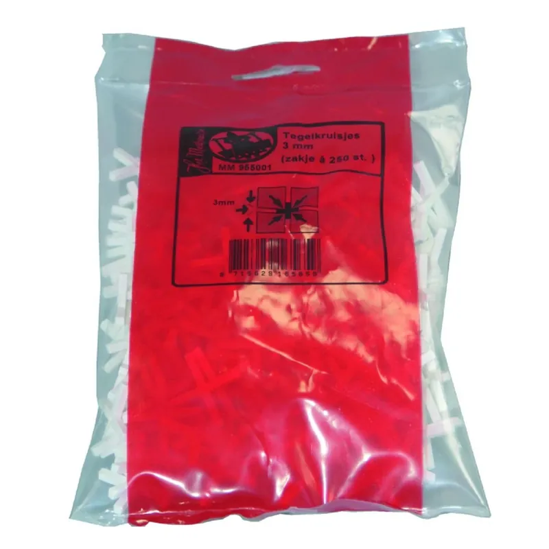Het Melkmeisje 955001 Cales à carreaux - 3mm (250pcs)