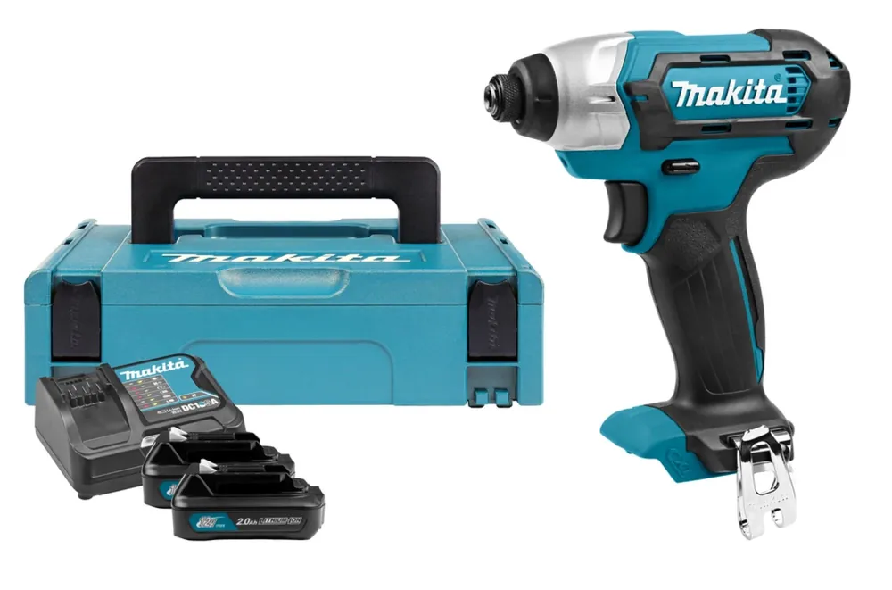 Makita TD110DSAJ Visseuse à percussion sans-fil - 10,8 V Li-ion - 2 batteries 2,0 Ah - MBOX - 110 Nm