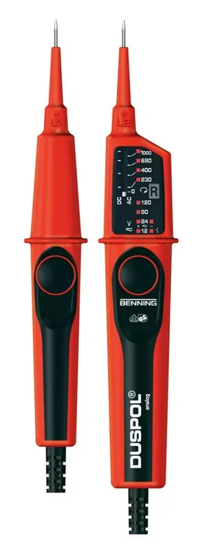 Benning 44050261 DUSPOL Testeur de tension bipolaire - AC/DC 1000 V