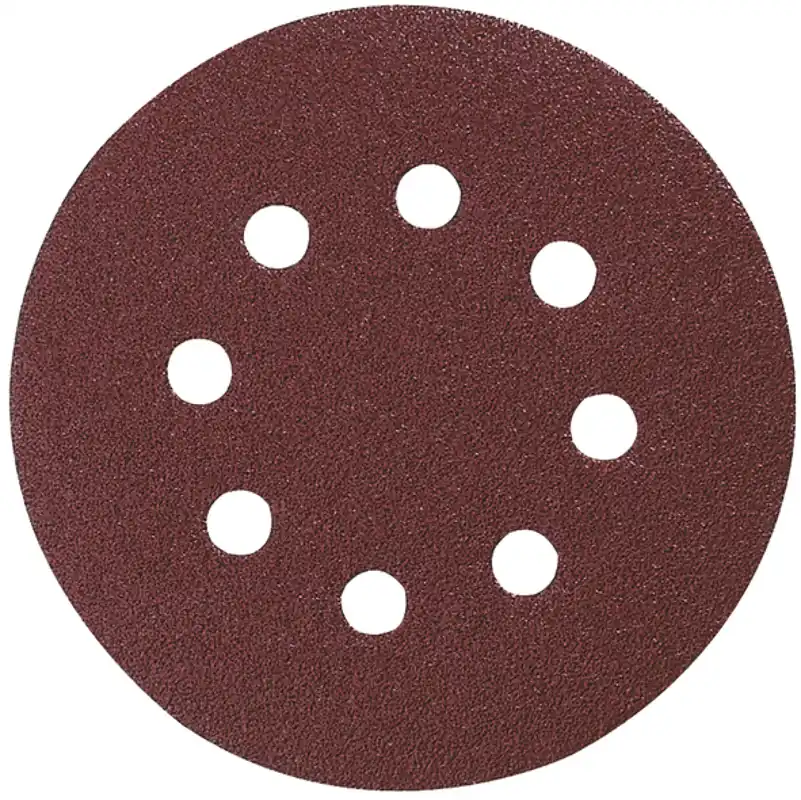 10 disques de ponçage Makita P -43608 - Velcro rouge - Grains 320 - 125 mm