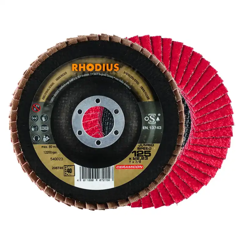 Rhodius 208746 JUMBO SPEED EXTENDED - Disque à lamelle - 125 x 22,23 - 125 mm