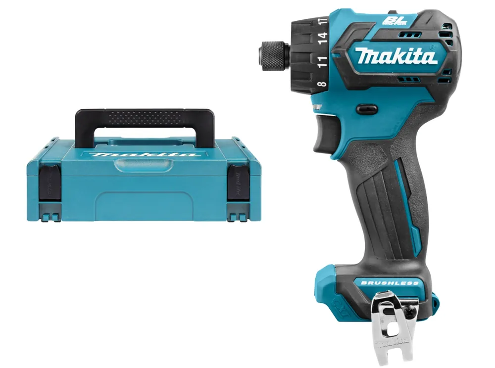 Perceuse visseuse sans-fil Makita DF032DZJ - 10,8V Li-ion - MAKPAC - Brushless - 35 Nm - Machine seule