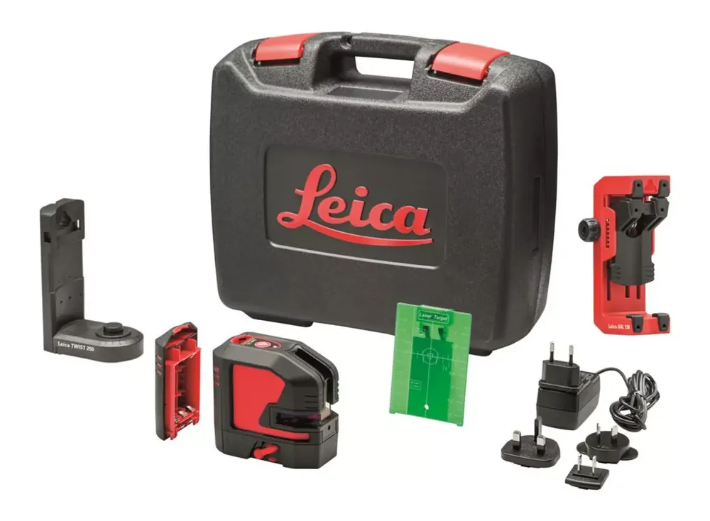 Leica Lino L2G-1 Laser à lignes croisées dans un coffret avec trépied - vert - 2 lignes - IP54