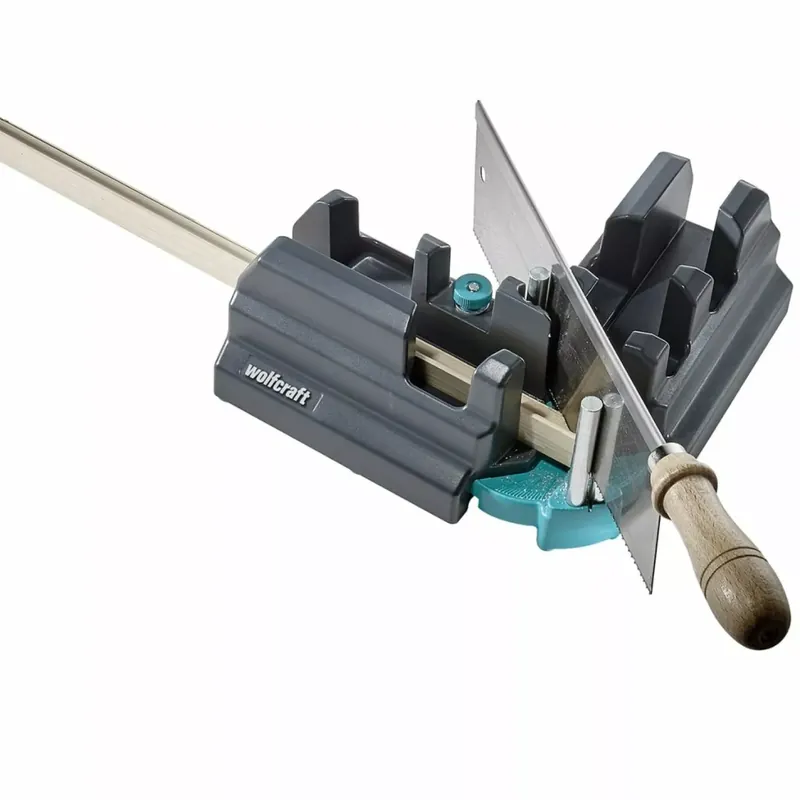 Wolfcraft 6948000 verstekbak deux crochets 2 en 1 - 70mm