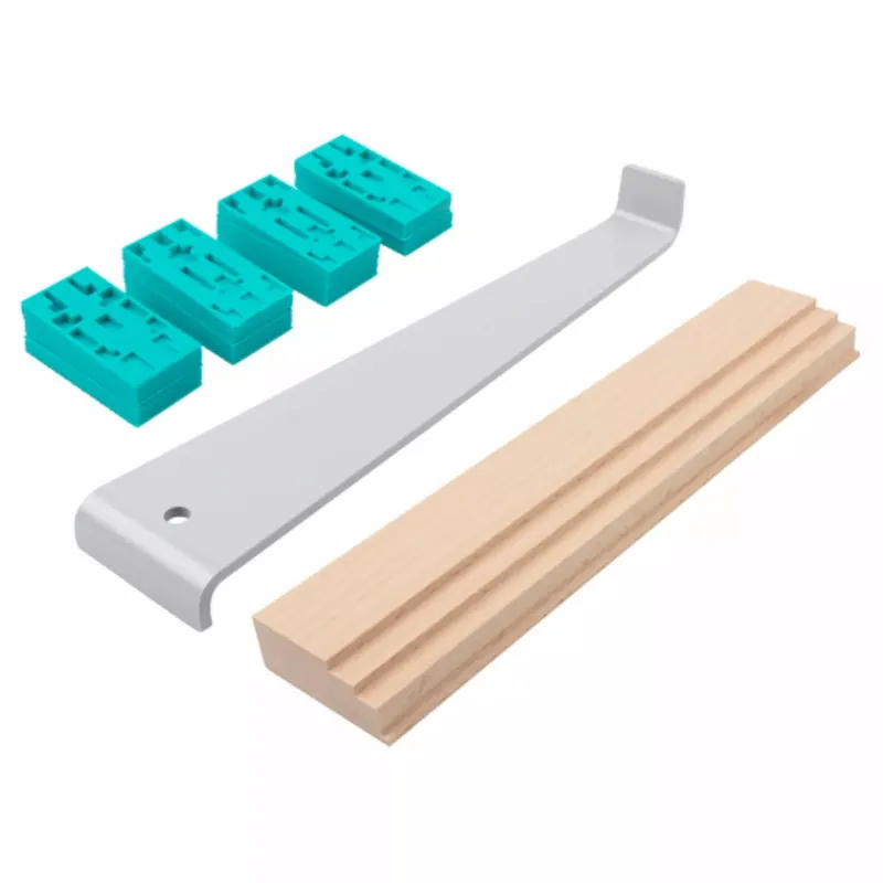 Wolfcraft 6931000 - Set de pose de parquet stratifié (20pcs)