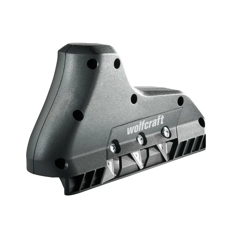 Wolfcraft 4009000 Kanteschaaf avec 3 lames pour le plâtre brillant