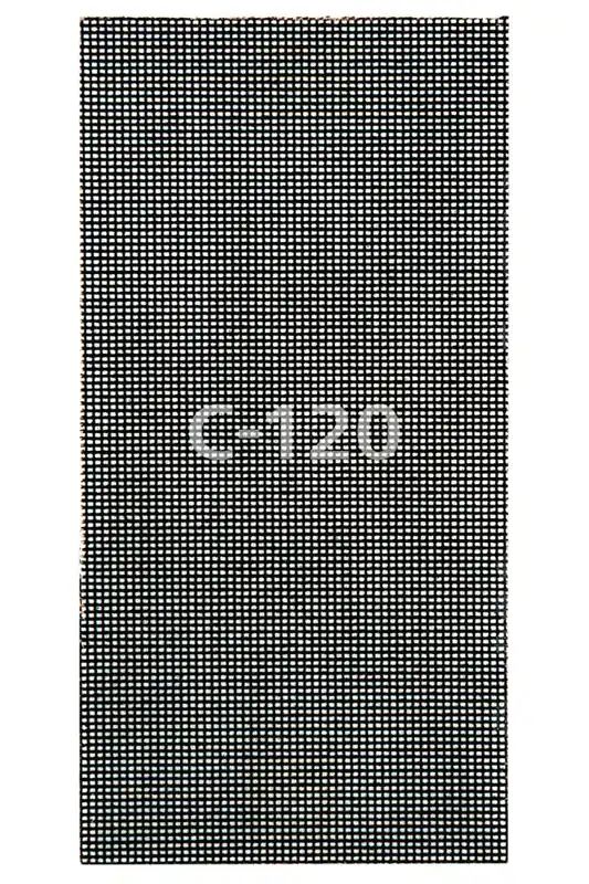 Wolfcraft 8467000 5-Piece Plat Sanding Mesh Set - K80 / 120/220 - 115 x 230 mm