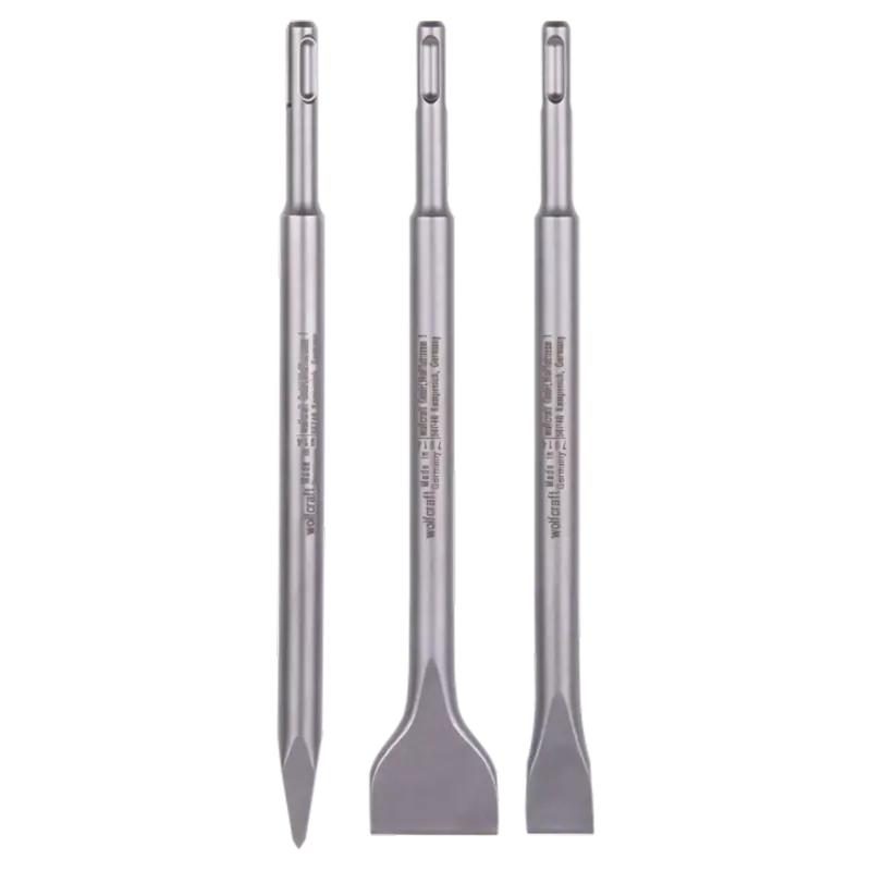 Wolfcraft 7914000 Jeu de 3 burins SDS-plus