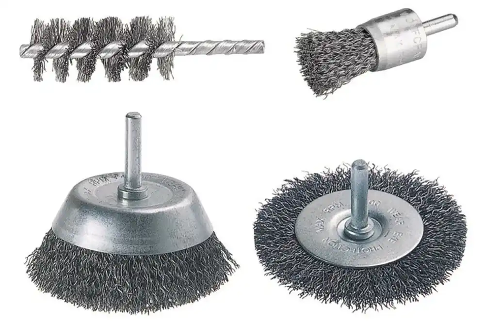 Wolfcraft 2133000 Ensemble de broussailles en fil 4 pièces