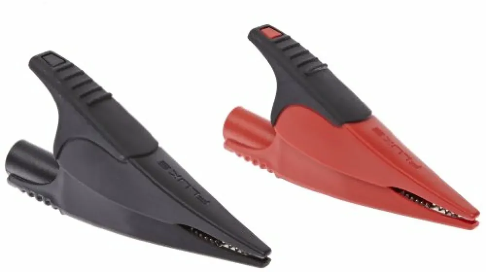 Fluke AC285 Pinces crocodile avec mâchoires en acier nickelé - 20mm