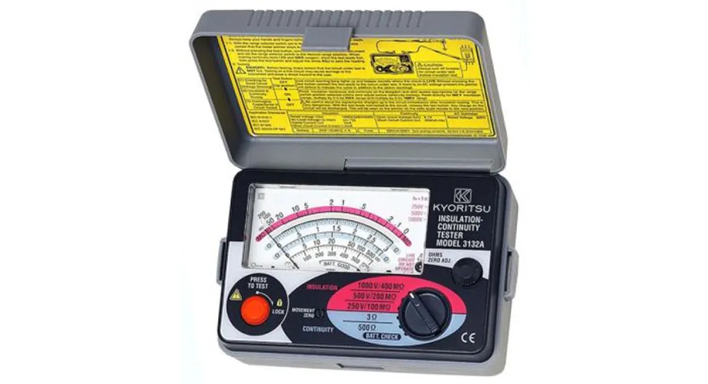 Kyoritsu 3132A Compacte testeur d‘isolement - 250V / 500V / 1000V - 400MΩ