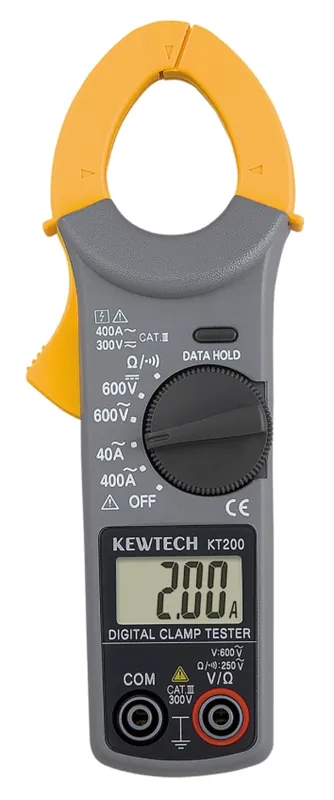 Kyoritsu Kewtech KT200 Pince Numérique - AC / DC 600V